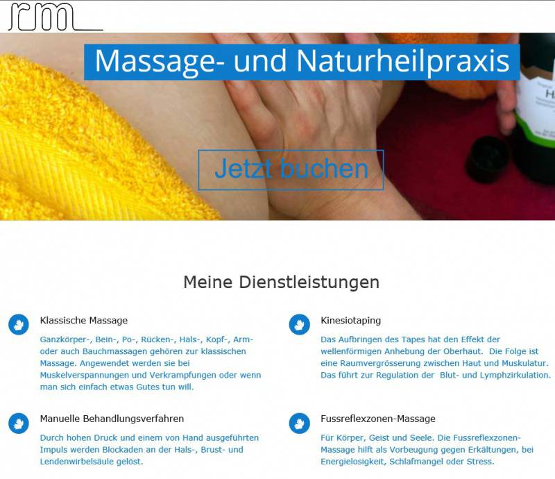Logo Raphael Markzoll Natur- und Massagepraxis